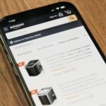 Amazon on phone